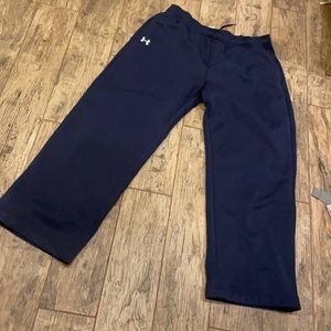 EEUC XL Navy Under Armour Sweatpants